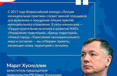 Прием заявок на Всероссийский конкурс «Лучшая муниципальная практика» продлится до 1 августа Прием заявок на Всероссийский конкурс «Лучшая муниципальная практика» продлится до 1 августа
